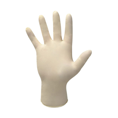 Chrysal KIXX Handschuh Baumwolle/Latex Gr 10 weiß/grün 