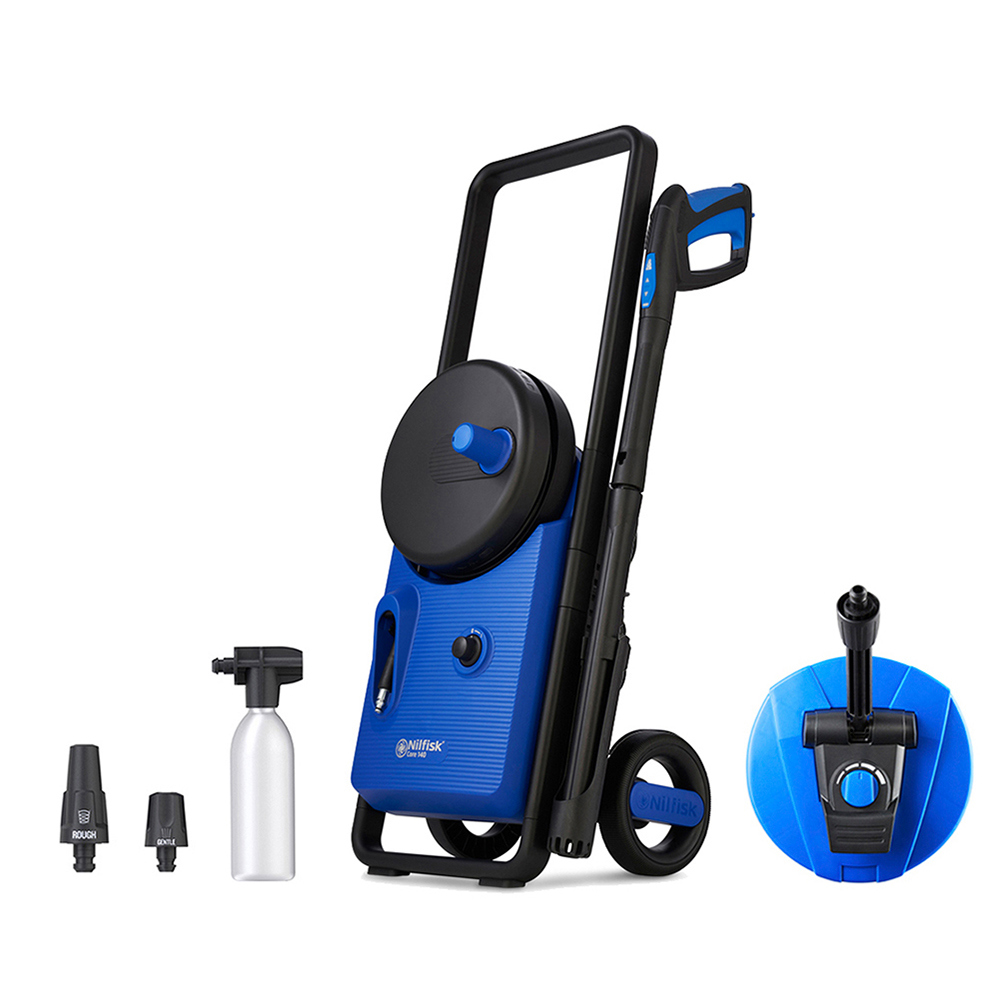 Nilfisk Core In Hand Power Control Home Pressure Washer Bundle