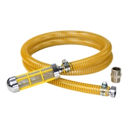 V-TUF HEAVY DUTY CRUSH RESISTANT PUMP SUCTION FEED HOSE KIT (4m) 3/4F AND 3/4M ADAPTER - E1.0104KITN