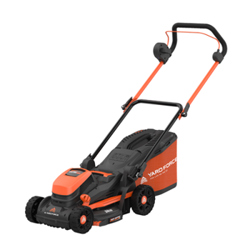 Yard Force LM C34B 34cm 40V Cordless Lawn Mower with Batteries & Charger (Hand Propelled)