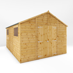 Mercia Premium Shiplap Apex Wooden Workshop 14 x 10