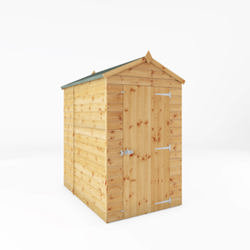 Mercia Shiplap Apex Wooden Shed 6 x 4 - Windowless