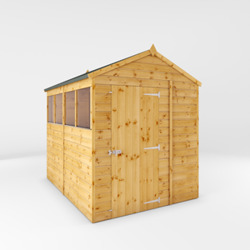 Mercia Shiplap Apex Wooden Shed 8 x 6