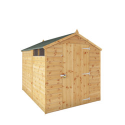 Mercia Security Shiplap Apex Wooden Shed 8 x 6