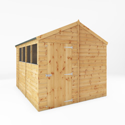 Mercia Shiplap Apex Wooden Shed 10 x 8