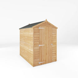 Mercia Overlap Apex Wooden Shed 6 x 4 - Windowless