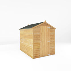 Mercia Overlap Apex Wooden Shed 7 x 5 - Windowless