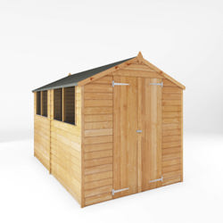 Mercia Overlap Apex Wooden Shed 10 x 6