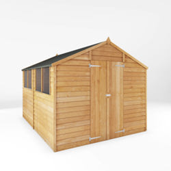 Mercia Overlap Apex Wooden Shed 10 x 8