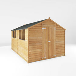 Mercia Overlap Apex Wooden Shed 12 x 8