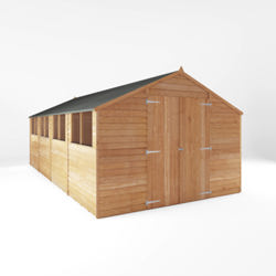 Mercia Overlap Apex Wooden Shed 20 x 10