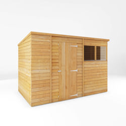 Mercia Overlap Pent Wooden Shed 10 x 6