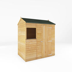 Mercia Overlap Reverse Apex Wooden Shed 6 x 4