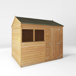 Mercia Overlap Reverse Apex Wooden Shed 8 x 6