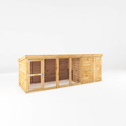 Mercia Berkshire Dog Kennel & Run 12 x 4