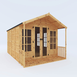 Mercia Premium Wessex Wooden Summerhouse 12 x 8