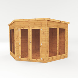 Mercia Premium Corner Wooden Summerhouse 9 x 9