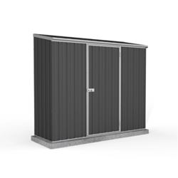 Absco Space Saver Pent Metal Shed 7 x 3 (Monument)