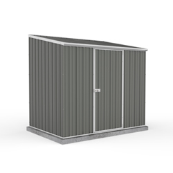 Absco Space Saver Titanium Pent Metal Shed 7 x 5 (Woodland Grey)