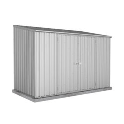 Absco Space Saver Titanium Pent Metal Shed 10 x 5 (Zinc)