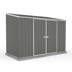 Absco Space Saver Titanium Pent Metal Shed 10 x 5 (Woodland Grey)