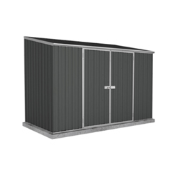 Absco Space Saver Titanium Pent Metal Shed 10 x 5 (Monument)