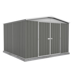 Absco Regent Metal Shed 10 x 10 (Woodland Grey)