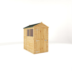 Mercia Woodsman Shiplap Apex Wooden Shed 6 x 4