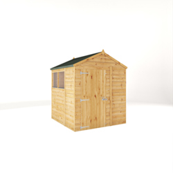 Mercia Woodsman Shiplap Apex Wooden Shed 6 x 6