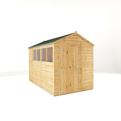 Mercia Woodsman Shiplap Apex Wooden Shed 10 x 6