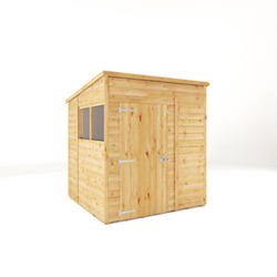 Mercia Woodsman Shiplap Pent Wooden Shed 6 x 6