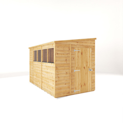 Mercia Woodsman Shiplap Pent Wooden Shed 10 x 6