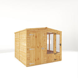 Mercia Woodsman Apex Greenhouse Combi Shed 8 x 8