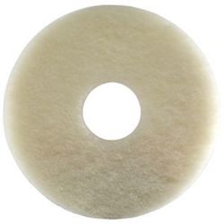 08 Inch White Floor Pads