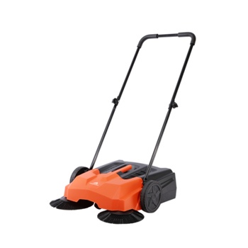 Yard Force HW FS68 68cm Hand Push Sweeper with Twin Brushes