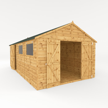 Mercia Premium Shiplap Apex Wooden Workshop 20 x 10