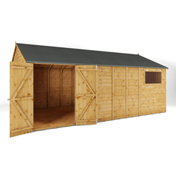 Mercia Premium Shiplap Reverse Apex Wooden Workshop 18 x 10