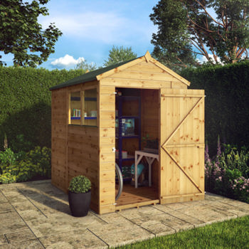 Mercia Shiplap Apex Wooden Shed 7 x 5