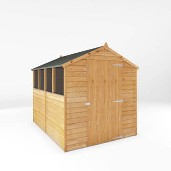 Mercia Overlap Apex Wooden Shed 8 x 6