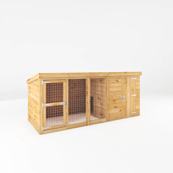 Mercia Berkshire Dog Kennel & Run 10 x 4