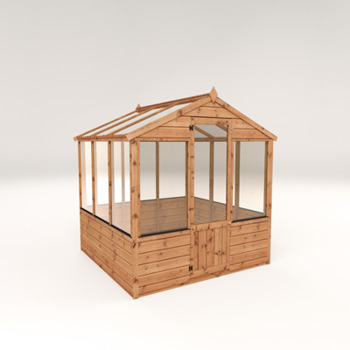 Mercia Traditional Wooden Greenhouse 6 x 6