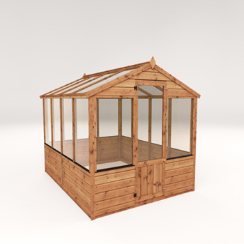 Mercia Traditional Wooden Greenhouse 8 x 6