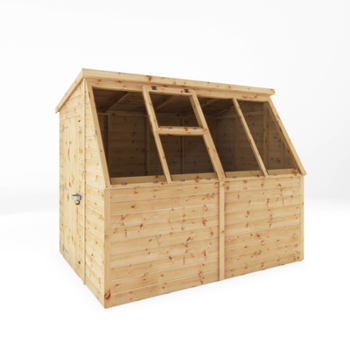 Mercia Premium Wooden Potting Shed Greenhouse 8 x 6