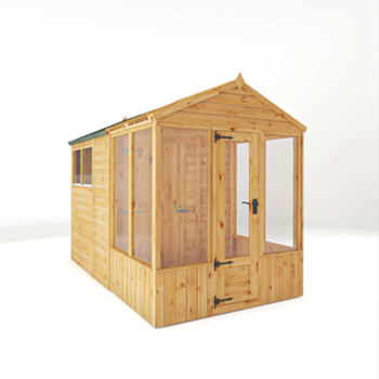 Mercia Woodsman Apex Greenhouse Combi Shed 10 x 6