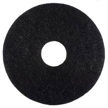 08 Inch Black Floor Pads