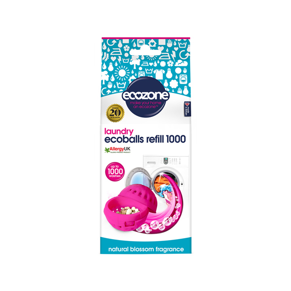 Ecozone Laundry Ecoballs Refills 1000 (Natural Blossom)