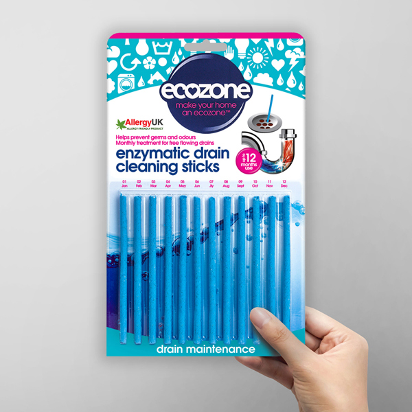 Ecozone Enzymatic Drain Cleaning Sticks