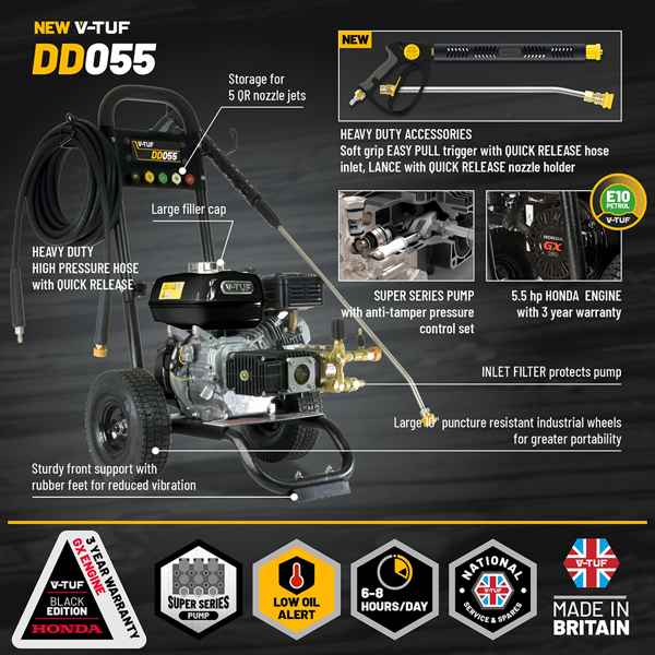 V-TUF DD055 Pressure Washer 