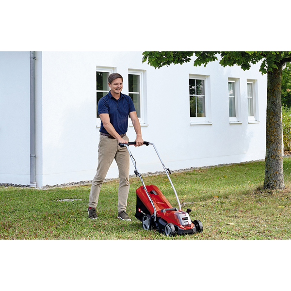 Einhell GE-CM 18/33 Li 33cm 18V Cordless Lawn Mower with Battery & Charger (Hand Propelled)