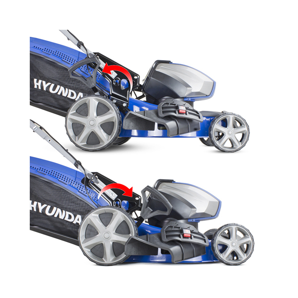 Hyundai HYM80Li460P 45cm 80V Cordless Lawn Mower with Batteries & Charger (Hand Propelled)